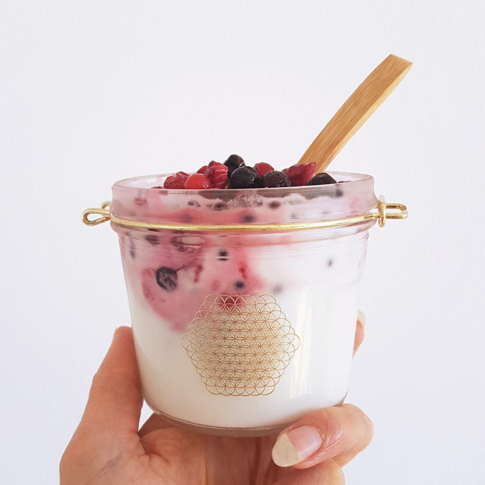 Probiotische adaptogene kokosyoghurt - High Vibeology