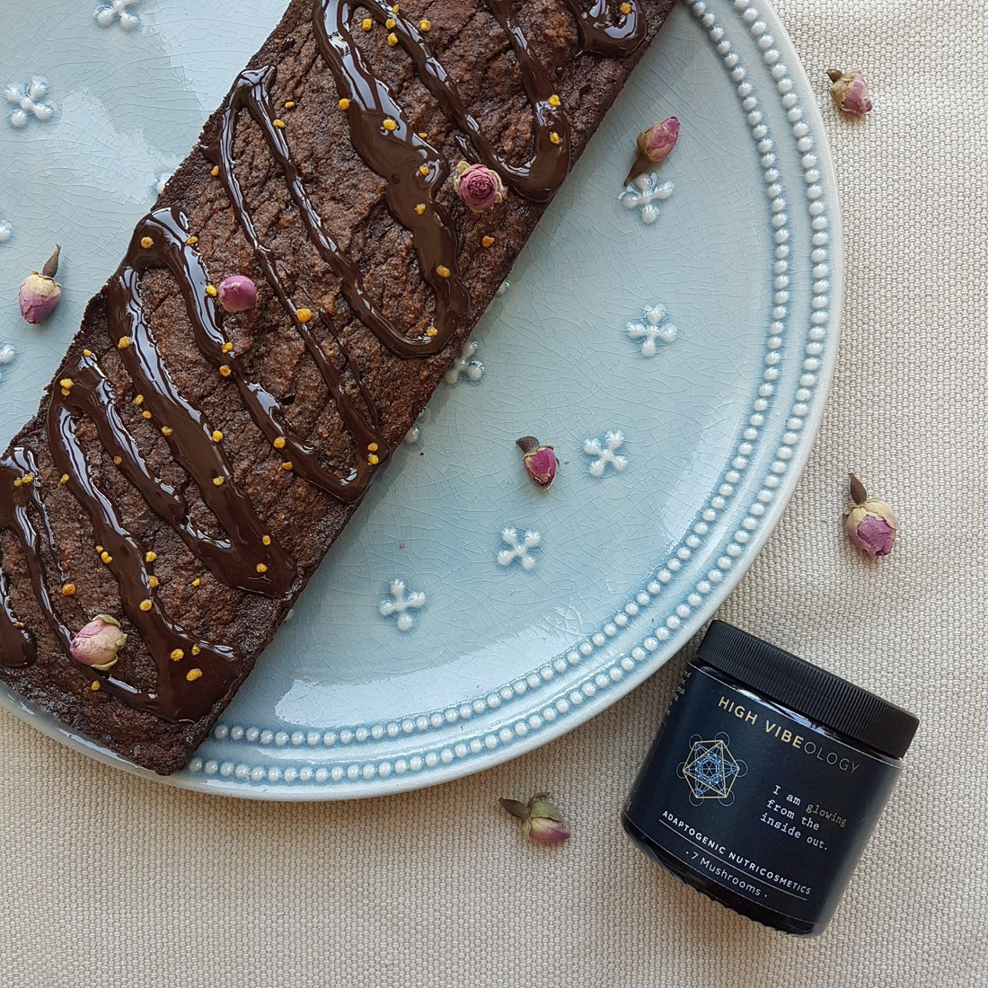 Adaptogene chocolade bananenbrood - High Vibeology