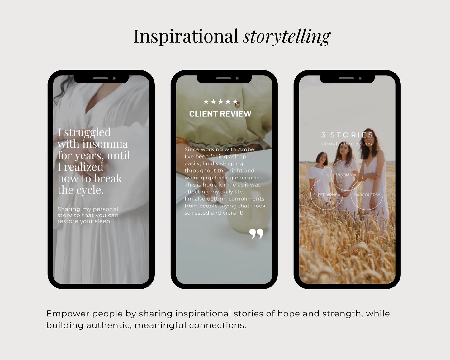 Sleep Wellness Instagram reels, Canva social media video templates