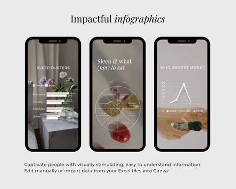 Sleep Wellness Instagram reels, Canva social media video templates