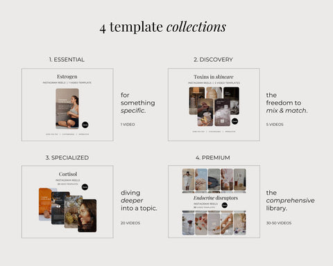 Sleep Wellness Instagram reels, Canva social media video templates